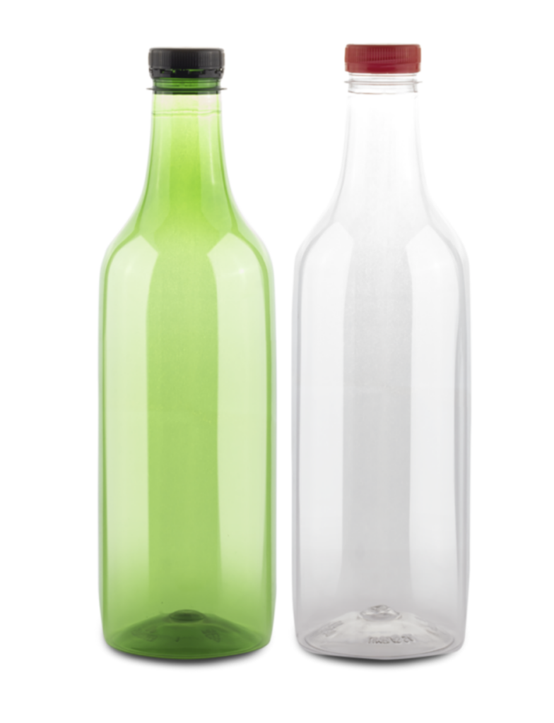 Microplásticos botellas de plástico
