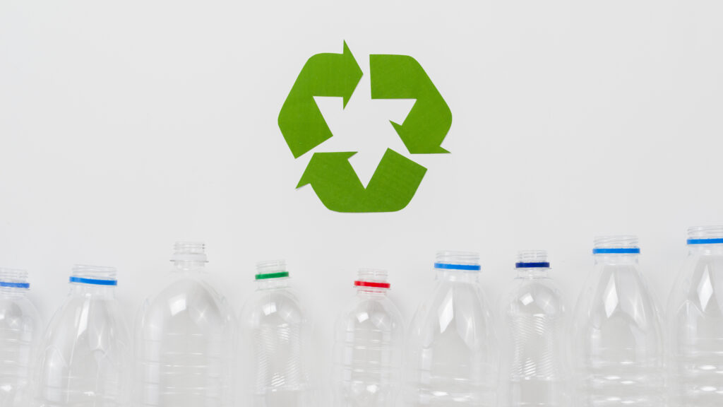 Reciclaje de envases de plástico para la limpieza